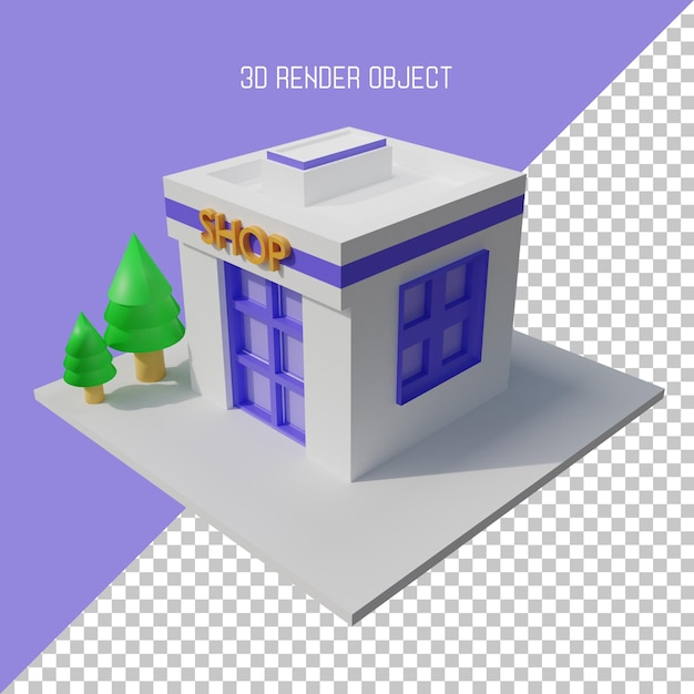 Loja de renderização 3d