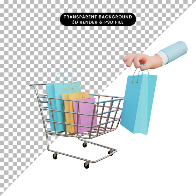Loja online de renderização 3d