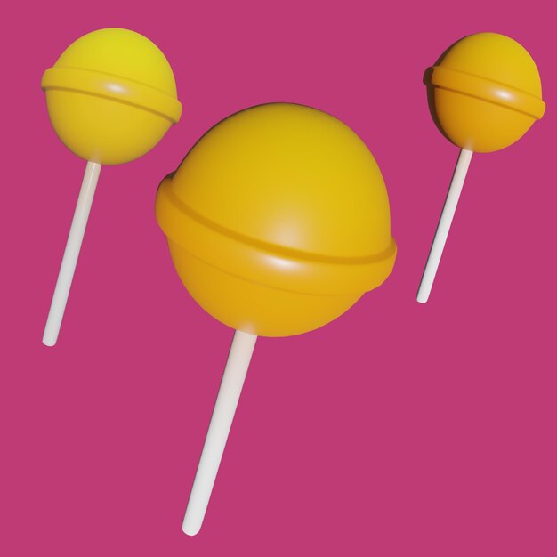 Le Lollipop En 3d