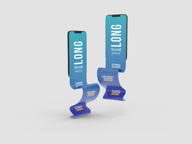 Long-Scroll-Smartphone-Modell mit erweitertem Bildschirm