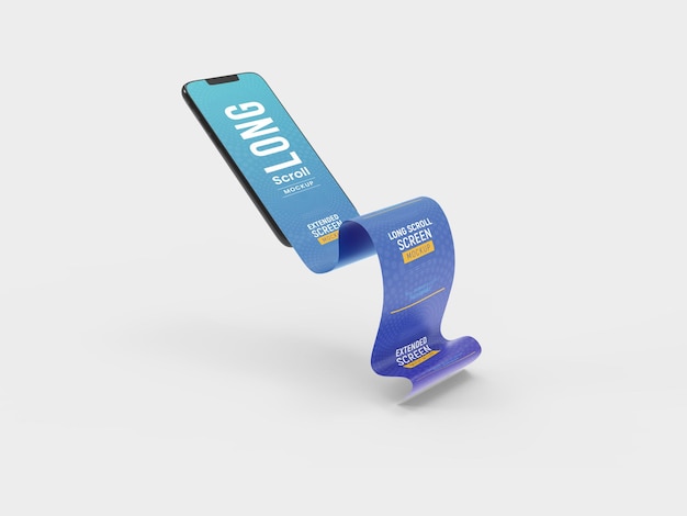 Long-Scroll-Smartphone-Modell mit erweitertem Bildschirm