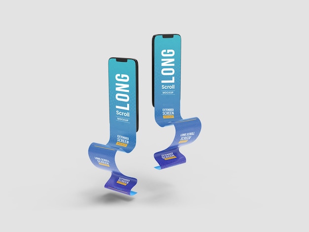 Long-Scroll-Smartphone-Modell mit erweitertem Bildschirm