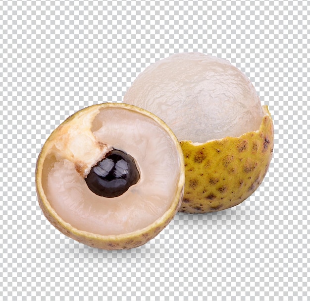 PSD longan descascado fresco isolado psd premium