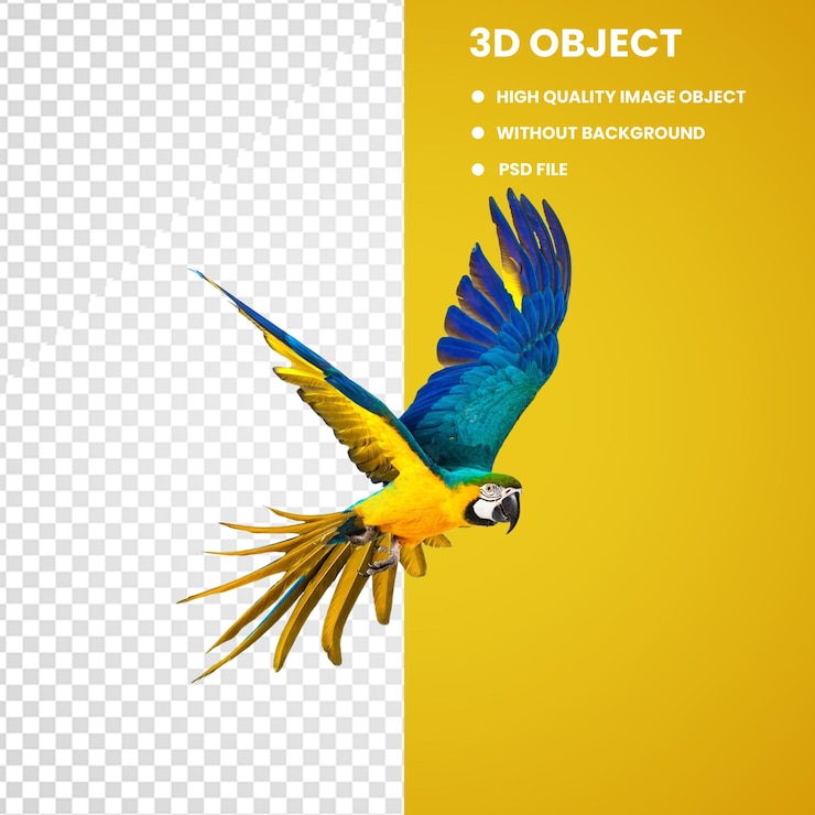 PSD un loro de colores con una pluma verde y roja en la cabeza un hermoso loro de colores en un pájaro ramita