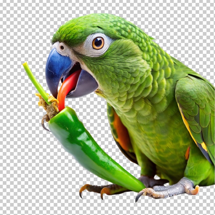 PSD el loro comiendo chile.