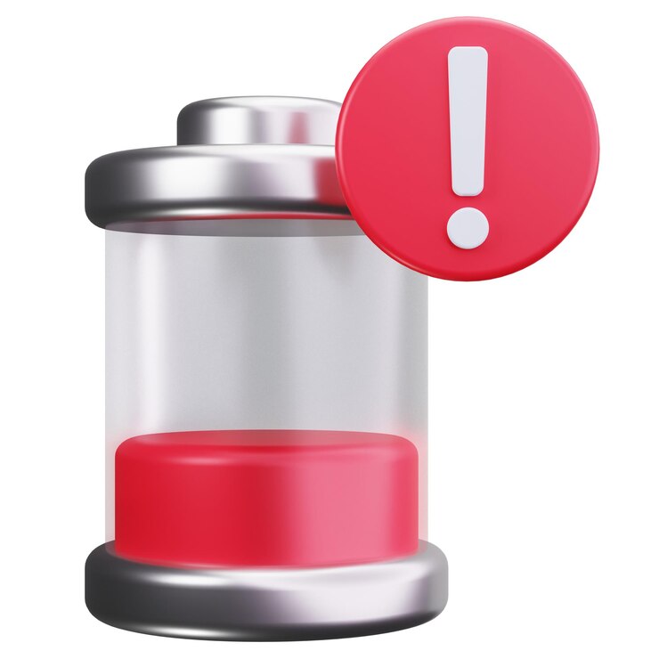 PSD low battery warning icon