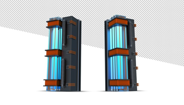 PSD luce al neon blu 3d alphabet con filo di rame