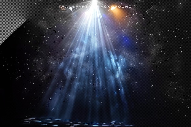 Luce di scena trasparente sovrapposta