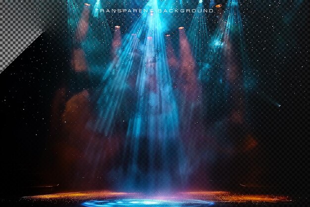 Luce di scena trasparente sovrapposta