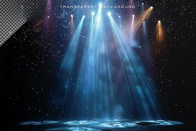 Luce di scena trasparente sovrapposta