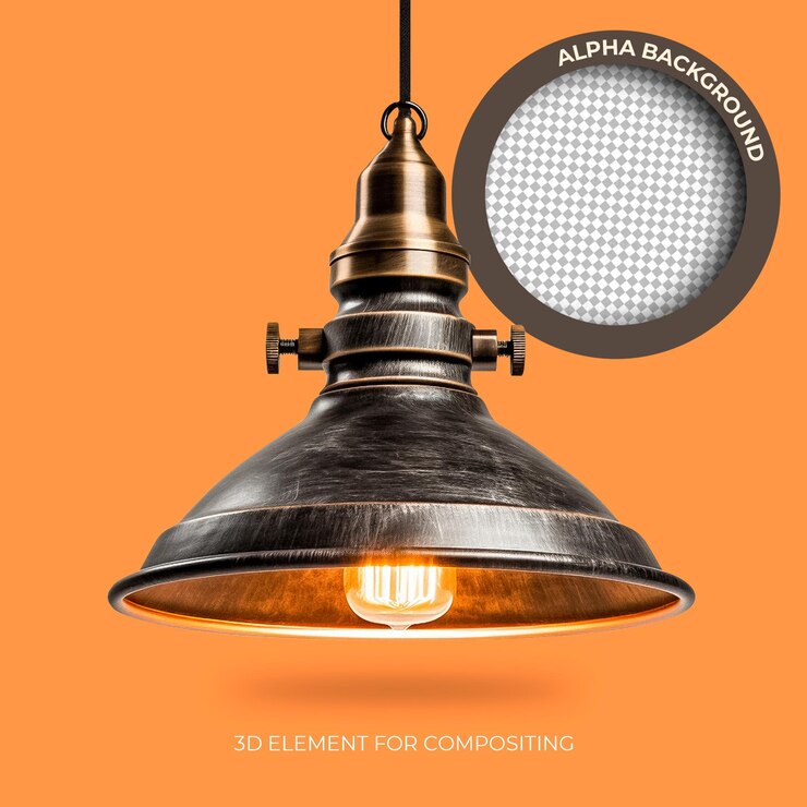 PSD luce vintage per composizione
