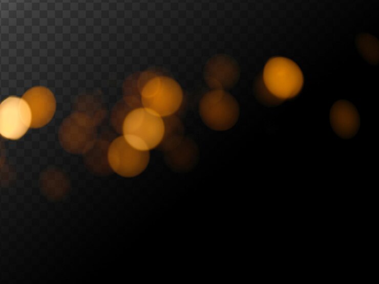 PSD las luces doradas de bokeh