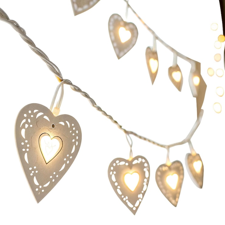 PSD luces de hadas con corazones