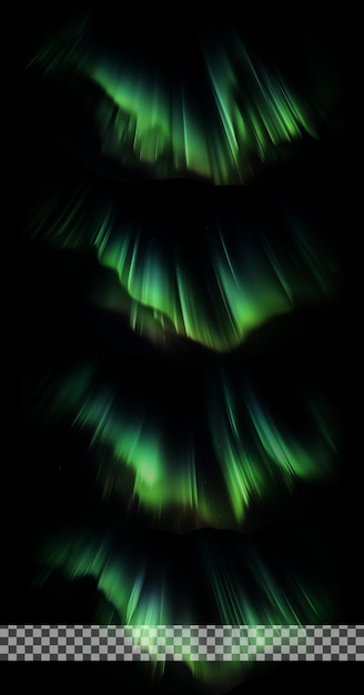 PSD las luces del norte de la aurora boreal