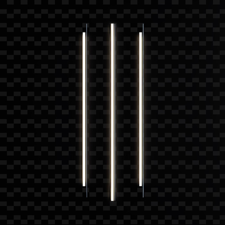 PSD luces de pared de led al aire libre con color blanco frío alambre negro lin y2k luz de neón fondo decorativo