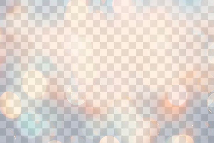 PSD luci colorate png bokeh effetto sovrapposizione sfondo trasparente