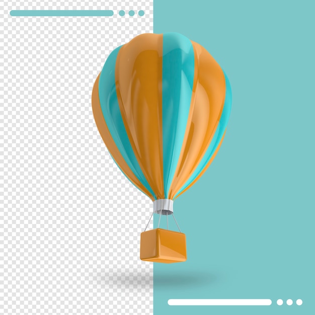Luftballon 3D-Rendering