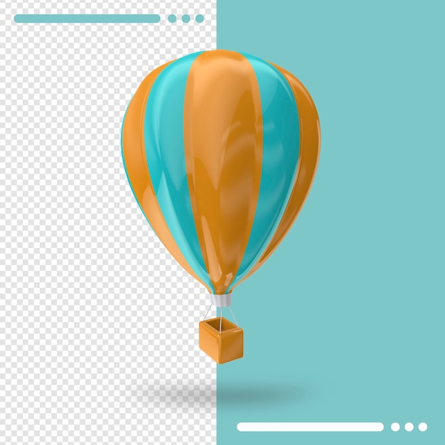 Luftballon 3D-Rendering