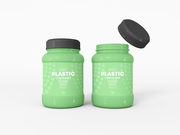 Luftdichtes plastikglas-verpackungsmodell