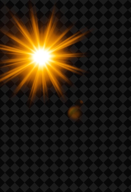 Lumen Flares Explosiones de luz amarilla dorada radiante Flare y desvanecimiento Y2K Inspirado evocando una sensación de Wa