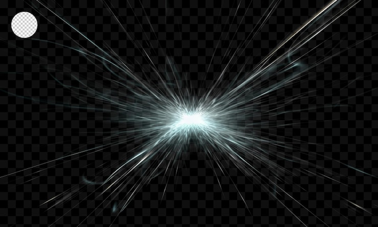 PSD lumière parasite la lumière rougeoyante explose effet de lumière rayon brillant soleil flash lumineux lumière parasite spéciale