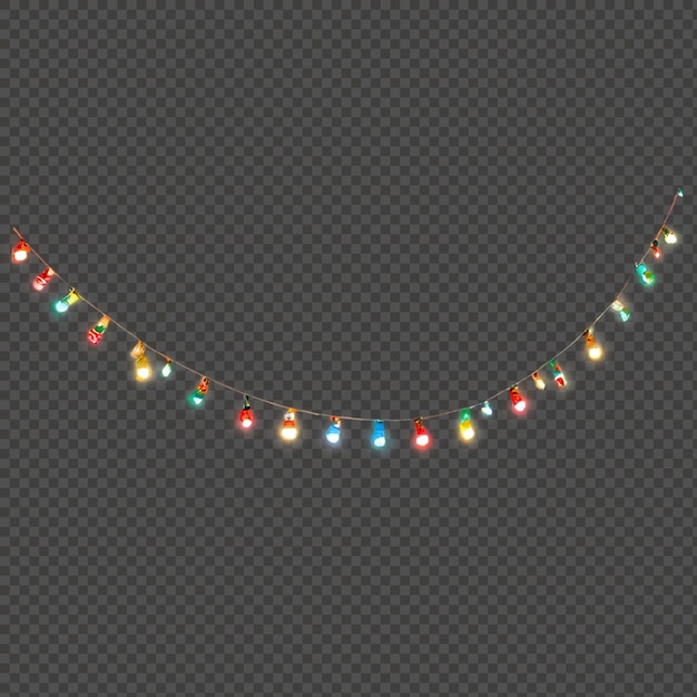 Des lumières lumineuses aux couleurs vives
