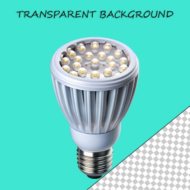 PSD luminaires isolés sur fond transparent