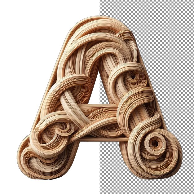 PSD luminosité en alphabet 3d