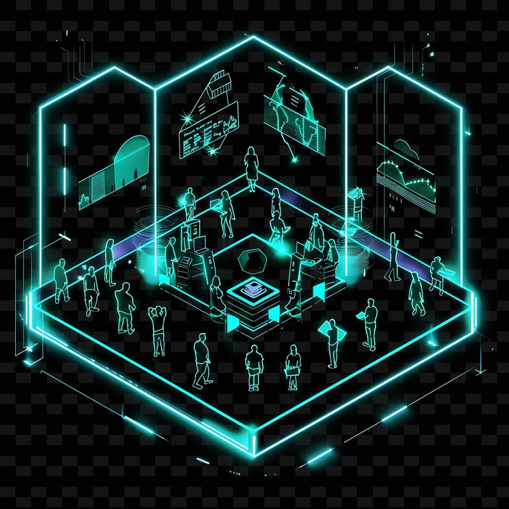 PSD luminous neon super pac con donantes y señales paisaje insi neon line art vista de la ciudad fondo