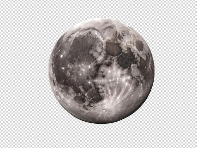 PSD la luna llena es png transparente