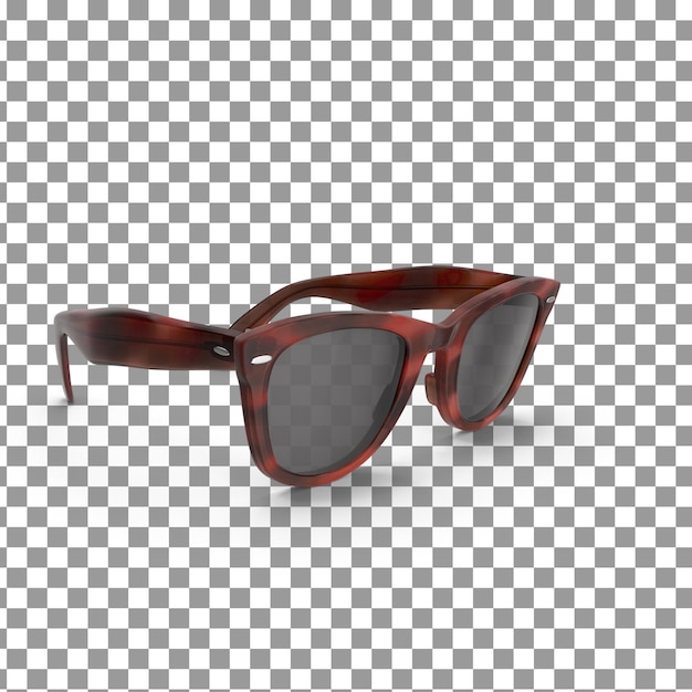 PSD lunettes 3d psd sur fond isolé et transparent