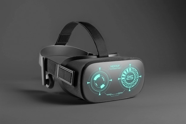 Des lunettes intelligentes dans une maquette de studio