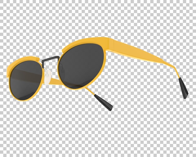 Lunettes De Soleil Sur Fond Transparent Illustration De Rendu 3d