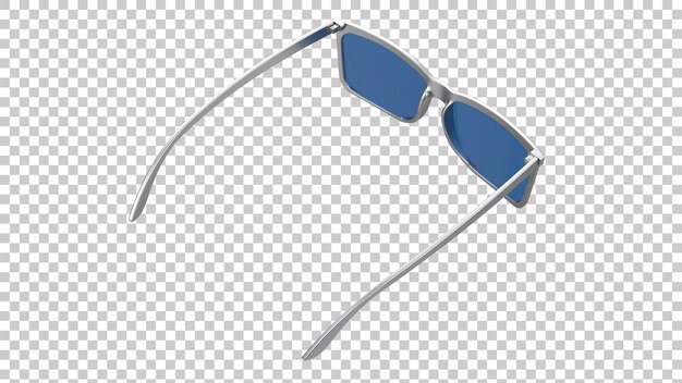 Lunettes De Soleil Sur Fond Transparent Illustration De Rendu 3d