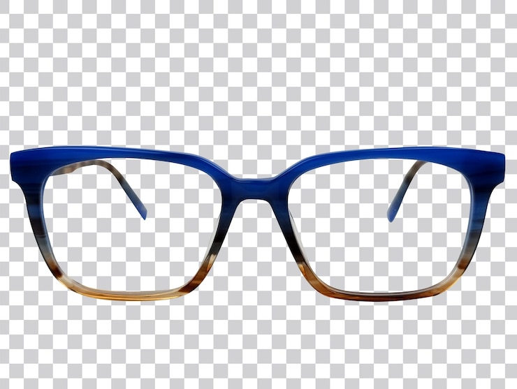 PSD lunettes de soleil à fond transparent