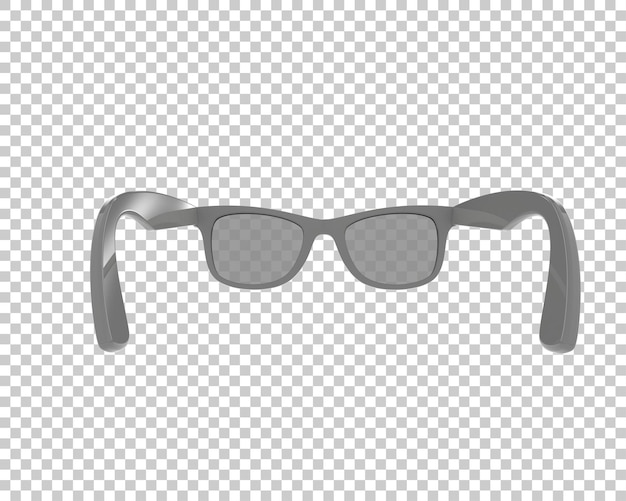 Des Lunettes De Soleil Isolées Sur Le Fond Illustration De Rendu 3d