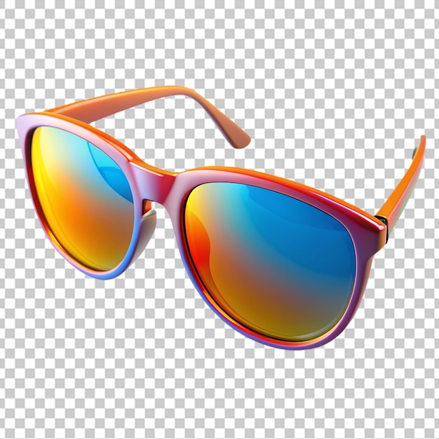 PSD lunettes de soleil png clipart isolé sur un fond transparent