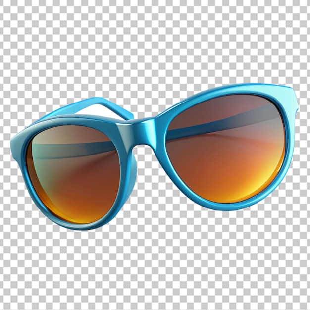 PSD lunettes de soleil png clipart isolé sur un fond transparent