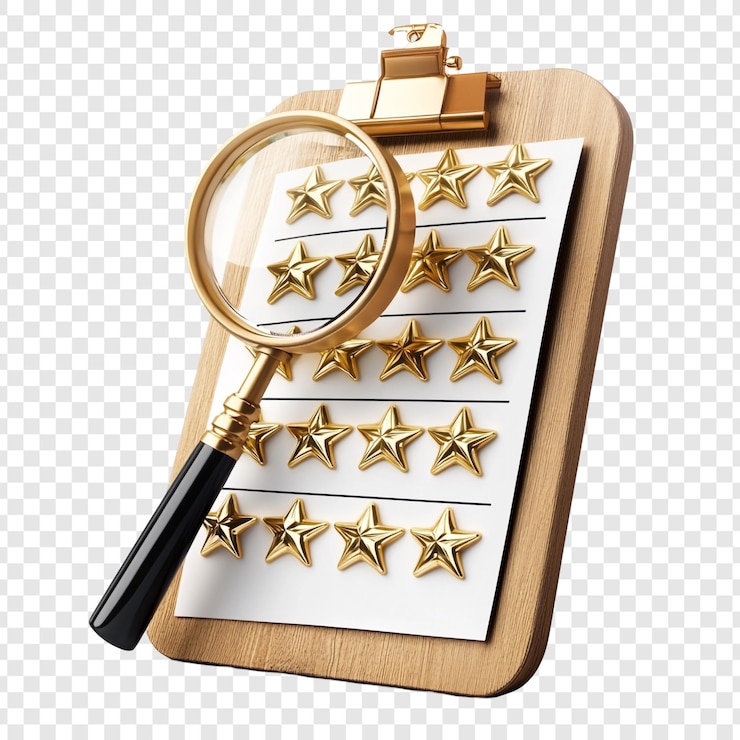 PSD lupa com mais de cinco estrelas