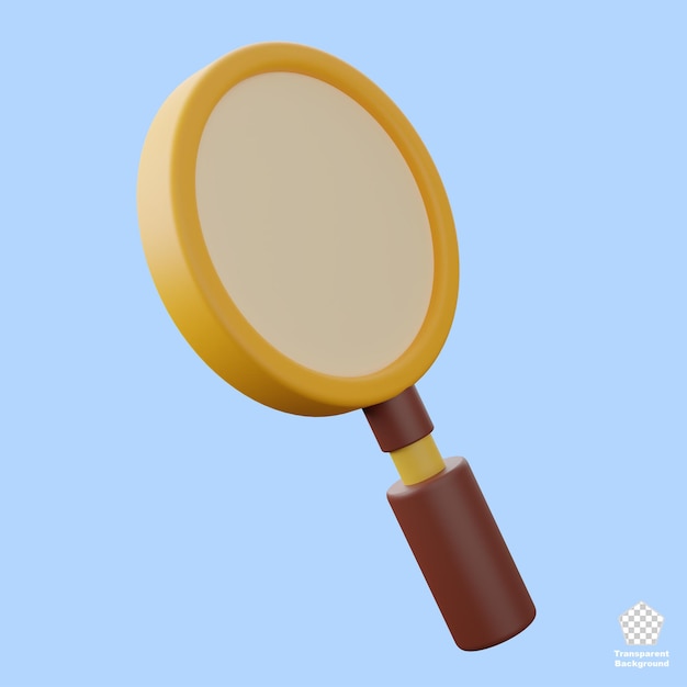 lupa, ley, 3d, icono, ilustración