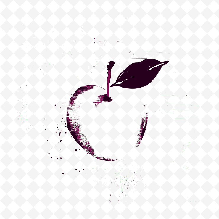 PSD luscious peach aquarell logo con pennellate decorative disegni vettoriali creativi e minimalisti
