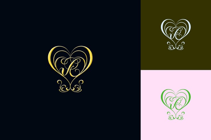 PSD luscious raspberry inicial logo con elegante desplazamiento y diseños vectoriales creativos y minimalistas