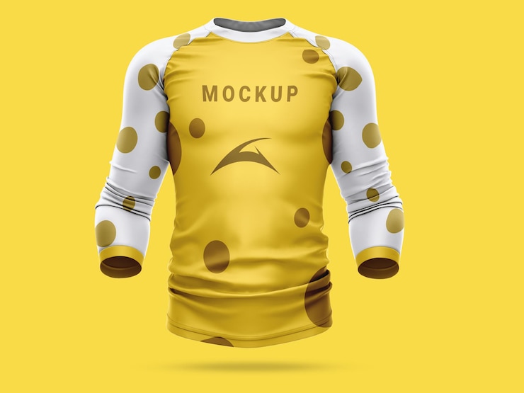 PSD lussuosa maglietta colorata mockup design mockup psd premium