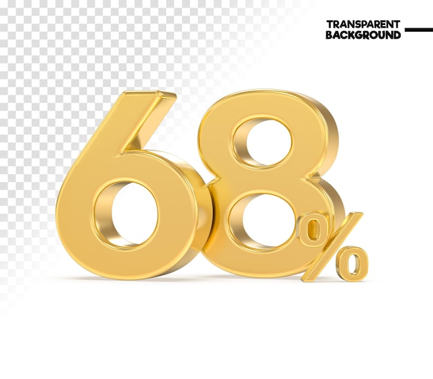 Lussuoso numero d'oro del 3 per cento