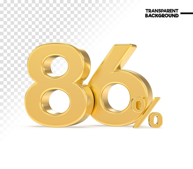 Lussuoso numero d'oro del 3 per cento