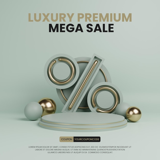 LUXE MINIMALIS PREMIUM AVEC ICNE POURCENTAGE