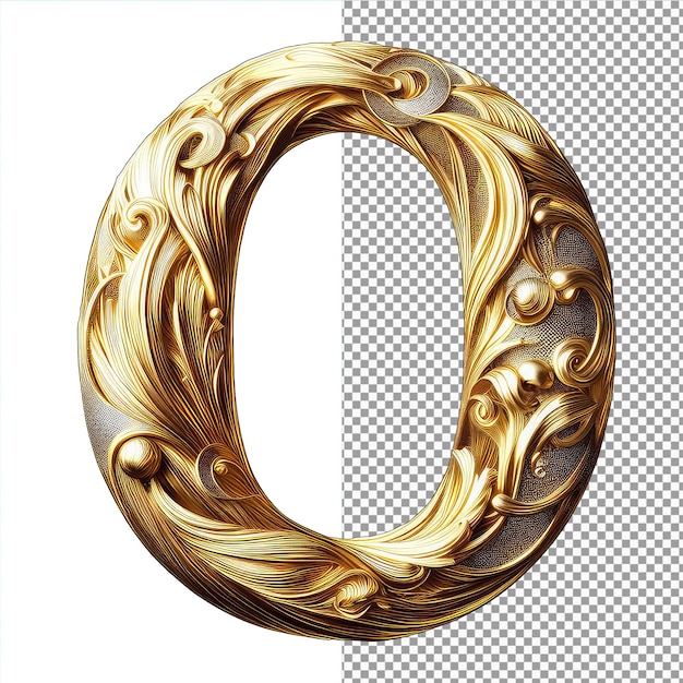 PSD luxuriöse 3d-goldene buchstaben