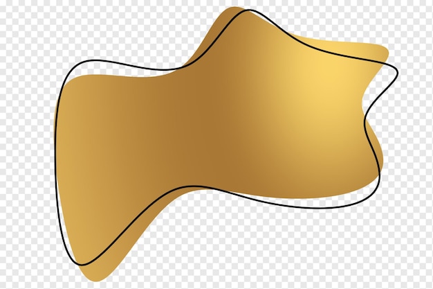 Luxury-Band-Textbox leere goldene Elemente goldene Band-Elemente Design-Schablone durchsichtig
