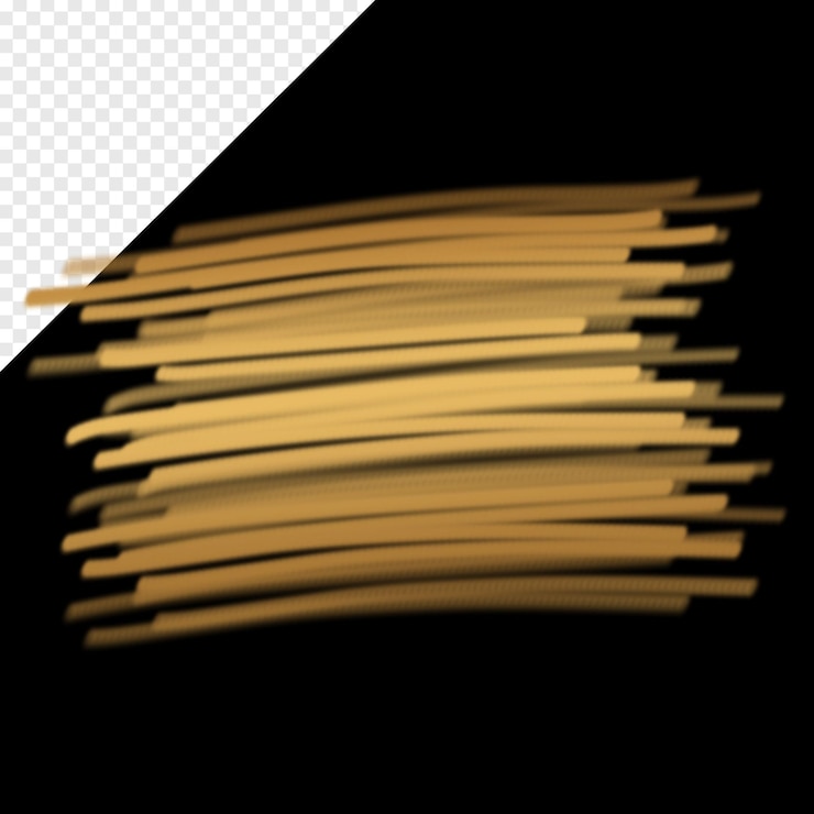 PSD luxury gold brush stroke watercolour design element psd transparent golden brush element design