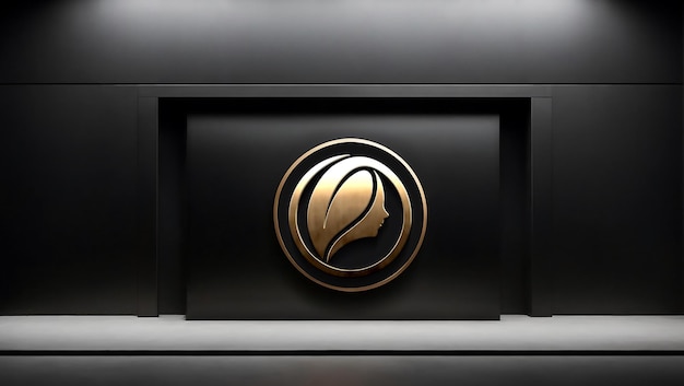 PSD luxury gold-logo-mockup